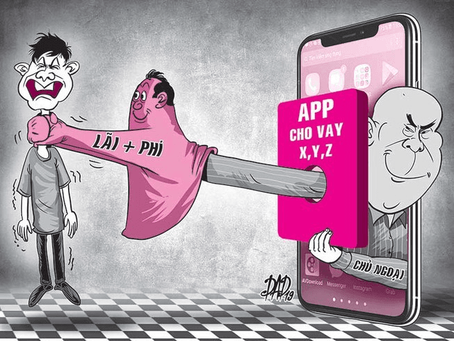 Vạch trần bẫy tín dụng đen qua app vay tiền online