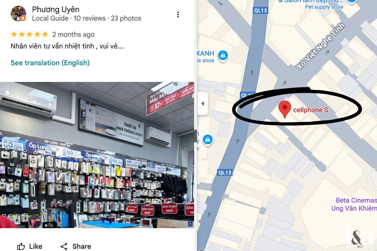 Cellphone S: GG Maps